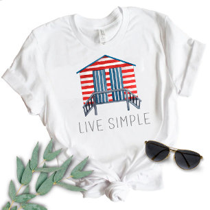 T-shirt Citation simple en direct Nautical Summer Beach Hu