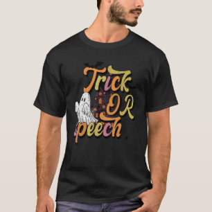 T-shirt Citation SLP Trick Ou Thérapeutique De La Parole H