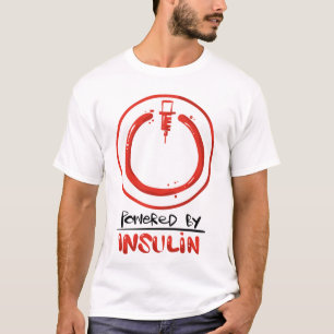 T-shirt Citation Sur Le Diabète De Type 1 Alimentée Par L'