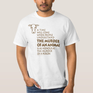 T-shirt Citation sur les droits des animaux