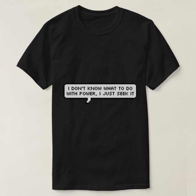 T-shirt Citation Technoblade Je ne sais pas quoi faire ave (Design devant)