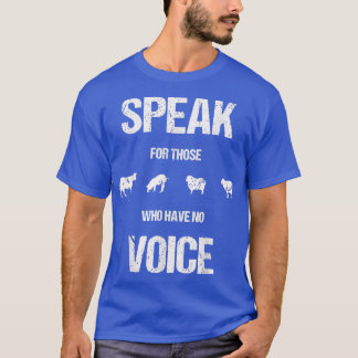 T-shirt Citation végétarienne Amoureux des animaux végétar