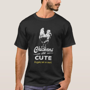 T-shirt Citation Végétarienne Ou Végétalienne Les Poules S