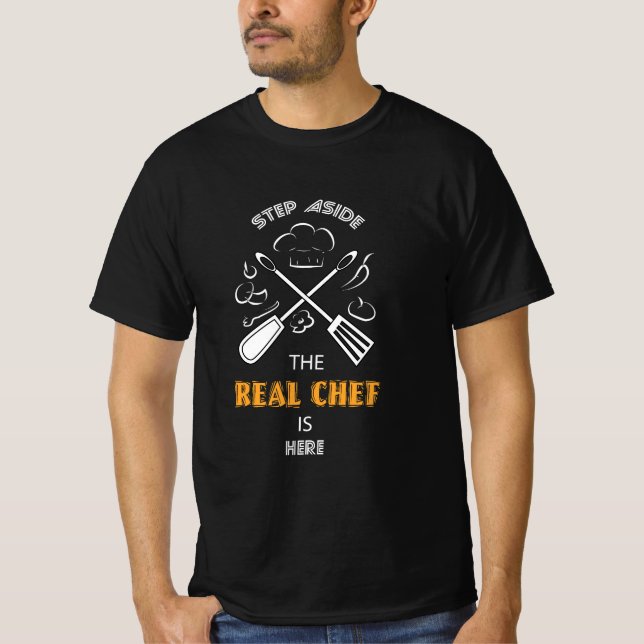 T-shirt Citations amusantes du chef et de la Cuisine (Devant)