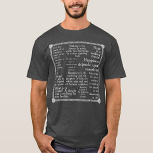 T-shirt Citations Aristote