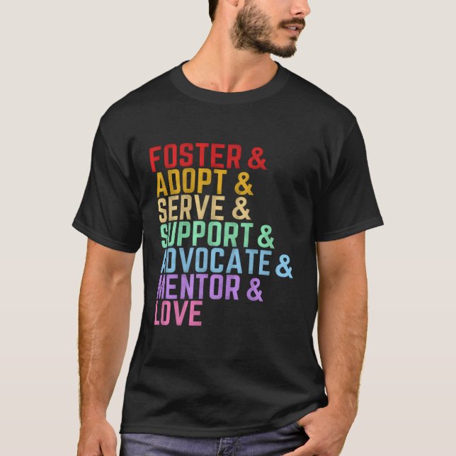 T-shirt Citations d'adoption Favoriser l'adoption (Devant)