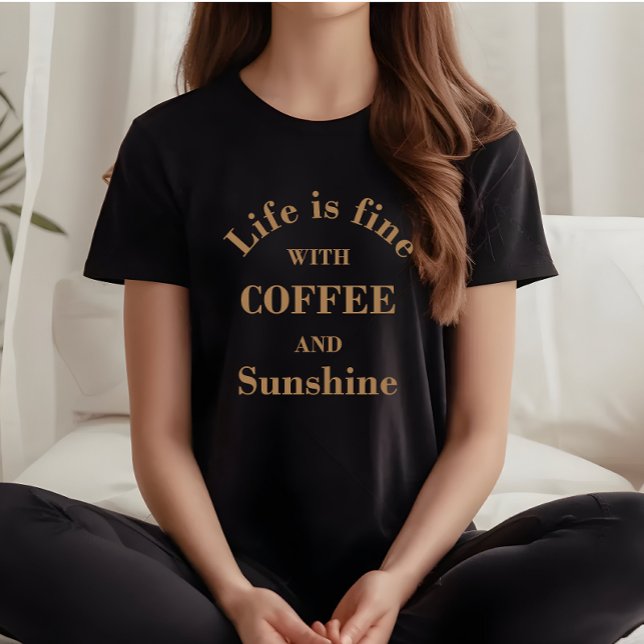 T-shirt Citations de café drinker amusantes (Créateur téléchargé)