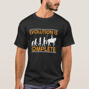 T-shirt Citations de chevaux drôles Évolution de cavalier