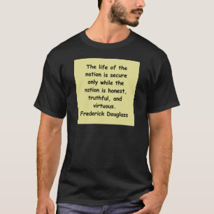 T-shirt citations de douglass de frederick