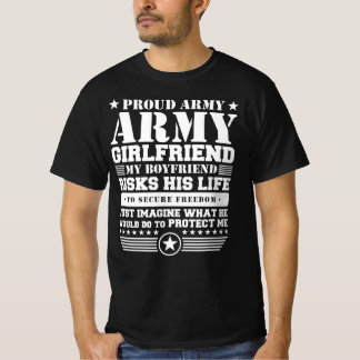 T-shirt citations de la petite amie de l'armée