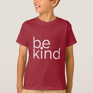 T-shirt citations de motivation des enfants - soyez gentil
