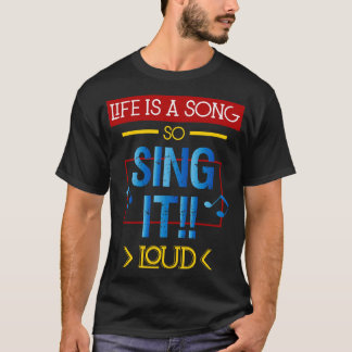 T-shirt Citations De Musique Inspirante Pour La Vie