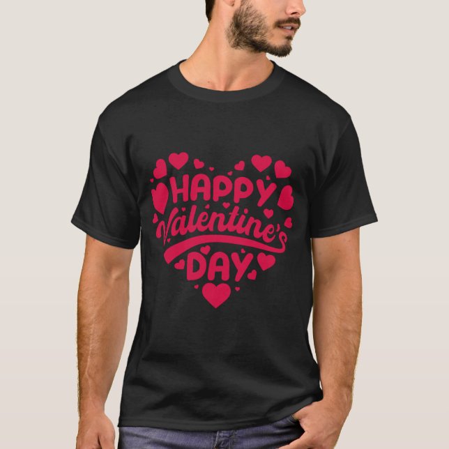 T-shirt Citations de typographie de la Saint-Valentin (Devant)