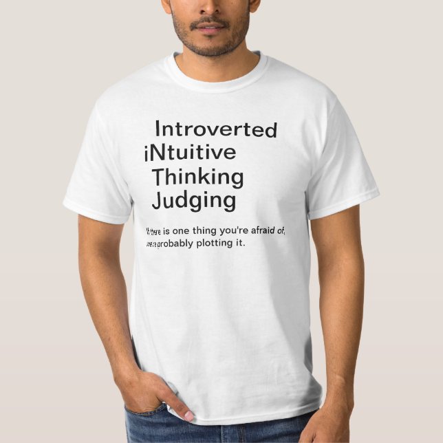 T-shirt Citations d'INTJ (Devant)
