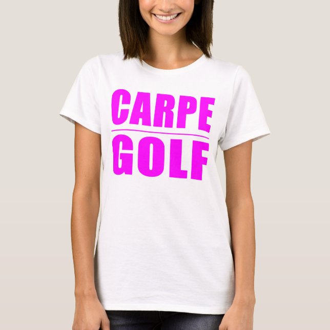 T-shirt Citations drôles de golfeurs de fille : Golf de (Devant)