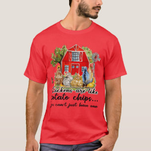 T-shirt Citations drôles fille sublimation de poulet