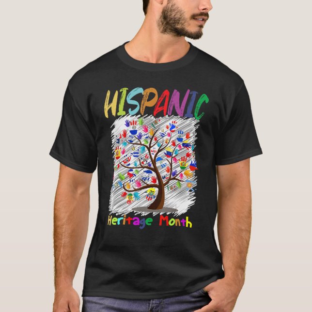 T-shirt Citations du Mois du patrimoine national hispaniqu (Devant)