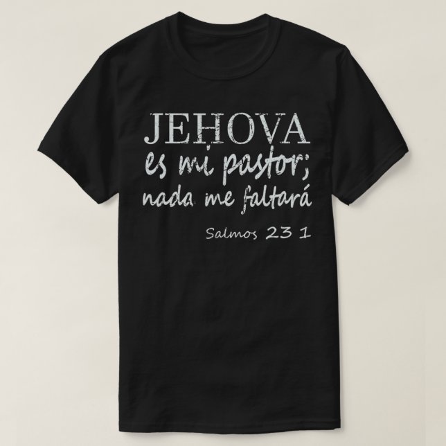 T-shirt Citations Espagnoles Le Seigneur Est Mon Shepard J (Design devant)