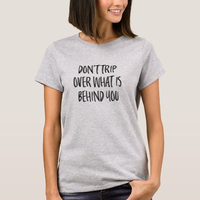 T-shirt Citations Inspirationnelles Lettrées À La Main (Devant)