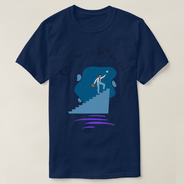 T-shirt Citations motivationnelles Soyez une voix Pas un é (Design devant)