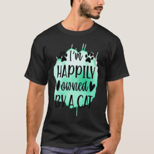 T-shirt citer femmes hommes Je suis heureusement possédé p