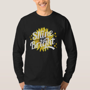 T-shirt Citez l'été de tournesol brillant soleil