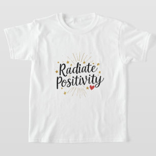 T-shirt Citez une citation motivationnelle étoiles dorées