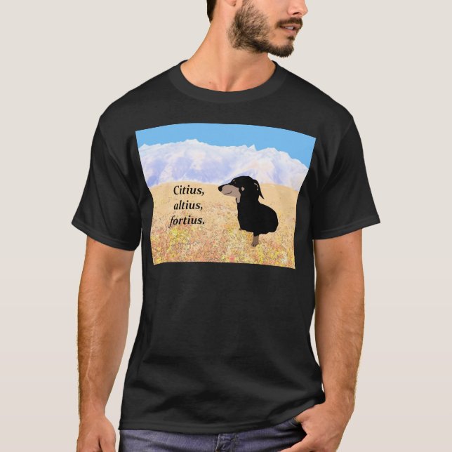 T-shirt Citius, Altius, Fortius. (Devant)