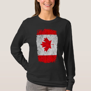 T-shirt Citoyen canadien de la feuille d'érable en détress