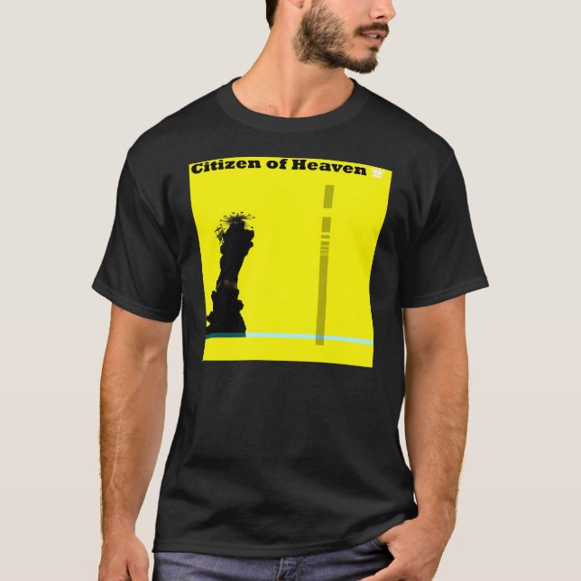 T-shirt Citoyen de chemise de ciel (Devant)