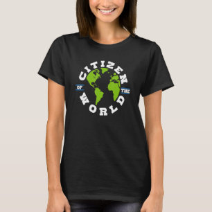 T-shirt Citoyen du monde voyageurs globe-trotteurs Campi