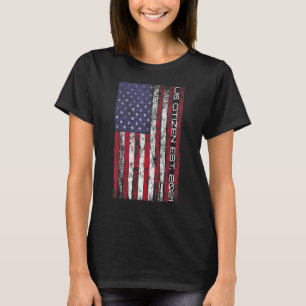T-shirt Citoyenneté américaine 4 juillet Immigration patri