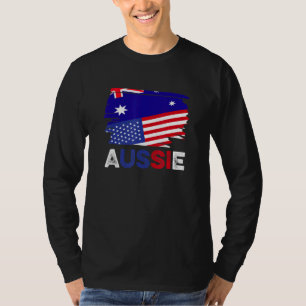 T-shirt Citoyenneté double Australie Aussie Américaine Cit