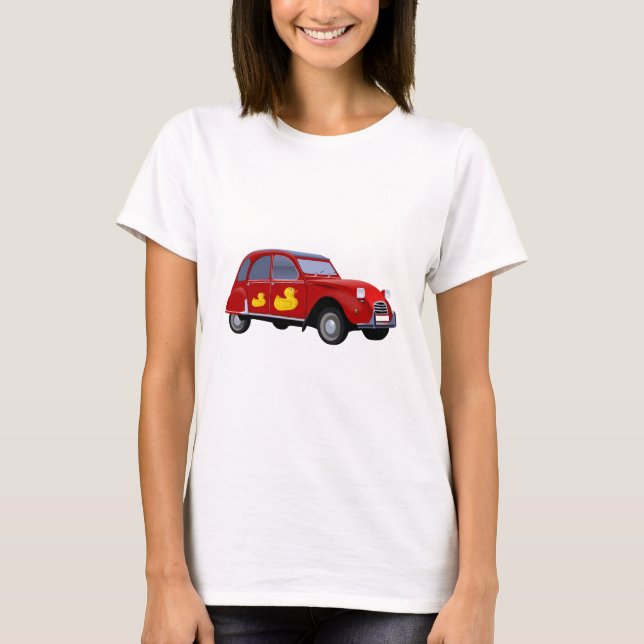 T-shirt Citroen 2CV canard (Devant)