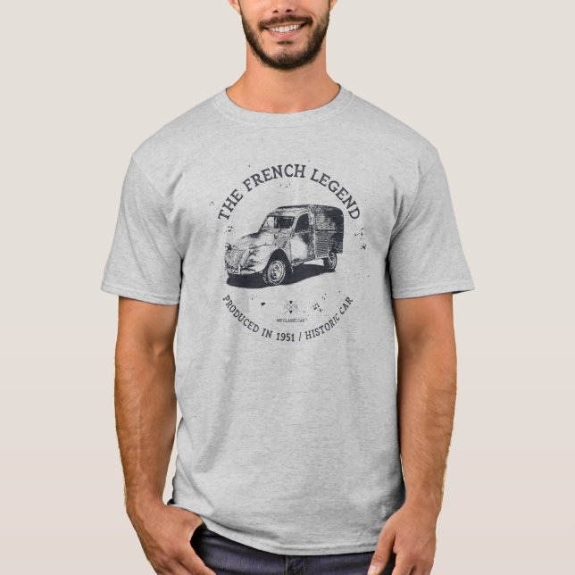 T-shirt Citroën 2CV Fourgonette (Devant)