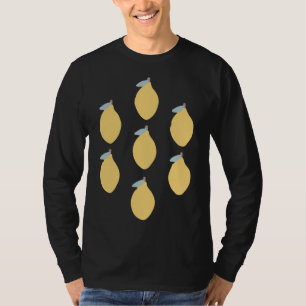 T-shirt Citron - agrumes avec motif symétrique