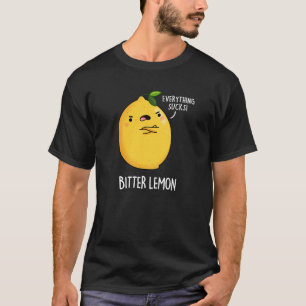 T-shirt Citron amer Funky Fruit Pun Dark BG
