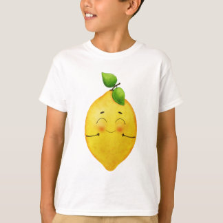 T-shirt Citron coloré mignon