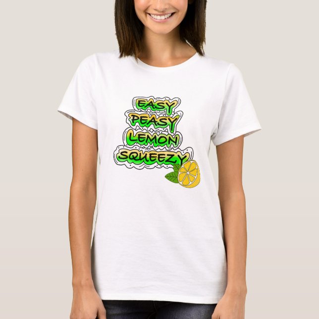T-shirt Citron doux facile (Devant)