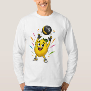 T-shirt Citron drôle de dessin animé de musculation Gym Wo