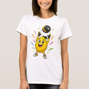 T-shirt Citron drôle de dessin animé de musculation Gym Wo