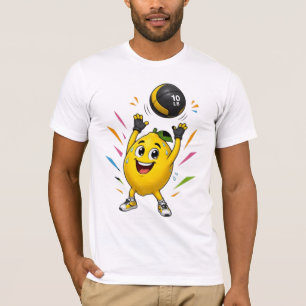 T-shirt Citron drôle de dessin animé de musculation Gym Wo
