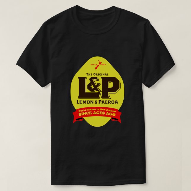T-shirt Citron et Paeroa Nouvelle-Zélande (Design devant)