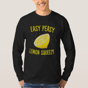 T-shirt Citron pâle simple citron émietté citron été citro