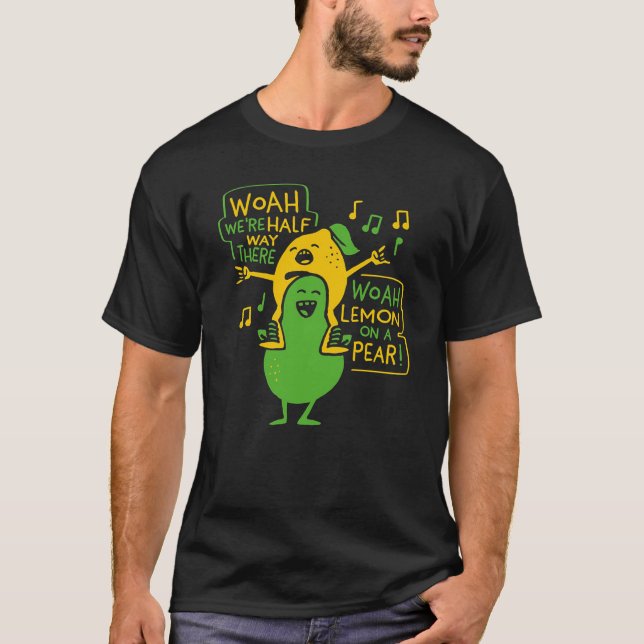T-shirt Citron Sur Une Oreille (Devant)