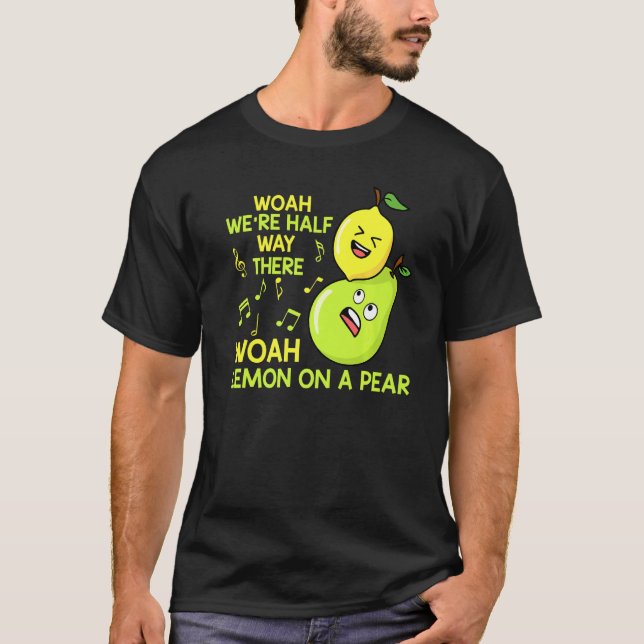 T-shirt Citron Sur Une Poire Drôle Paroles Mal Entendues P (Devant)