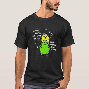 T-shirt Citron Sur Une Poire Lyrique Gourmand