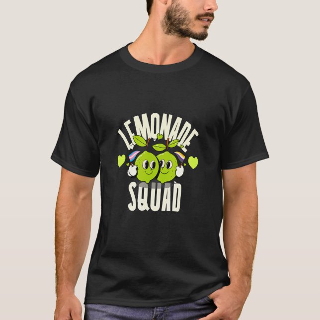 T-shirt Citronade Squad Vrai Citron Jus Stand Hero de l'éq (Devant)