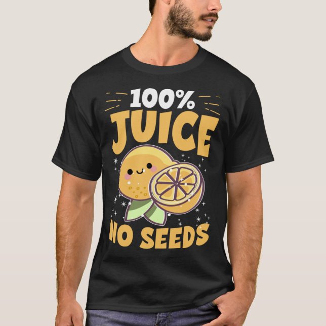 T-shirt Citronade Stand 100 Jus Aucune Graine (Devant)