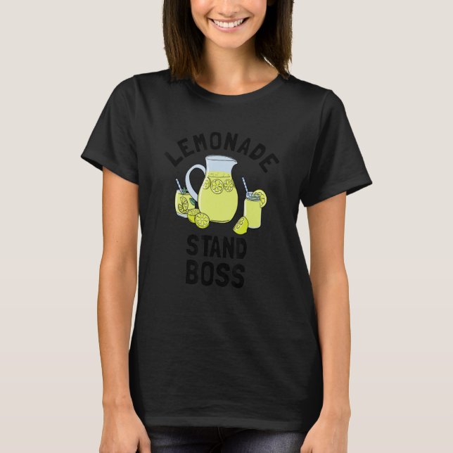 T-shirt Citronade Stand Boss Lemon Juice (Devant)